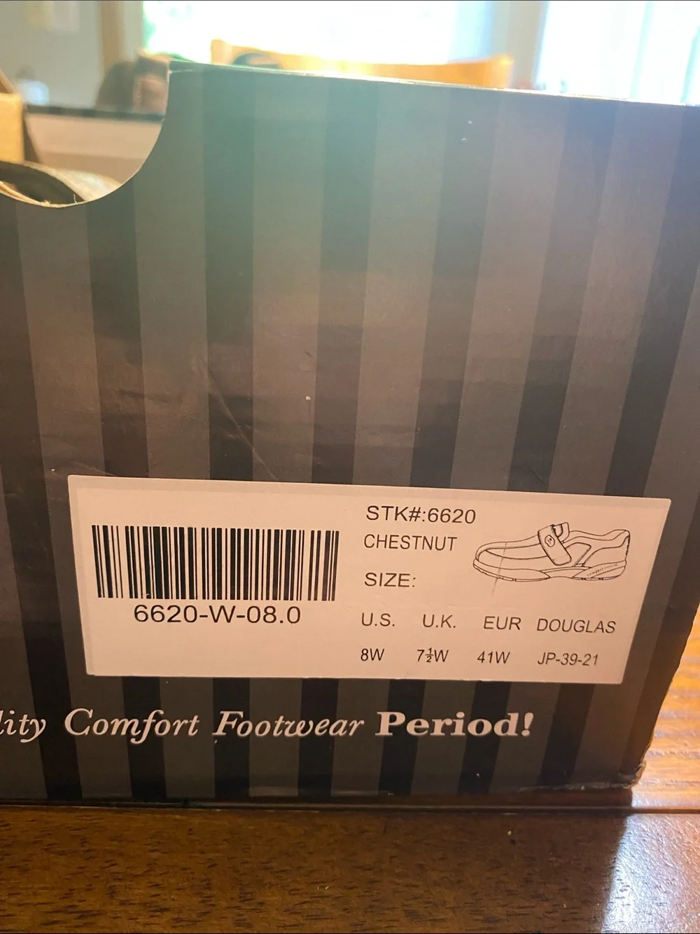 Dr. Comfort Douglas Men's Casual Shoes Chestnut Size 8 W